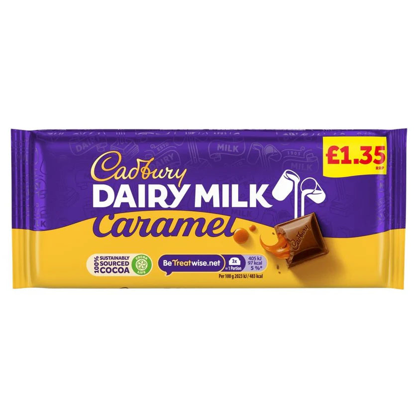 Cadbury Dairy Milk Caramel Bar £135 PMP