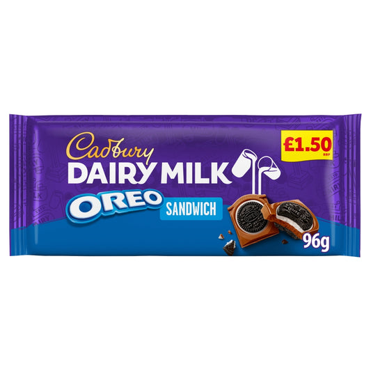 Cadbury Dairy Milk Oreo Sandwich Chocolate Bar 96g £1.50 PMP