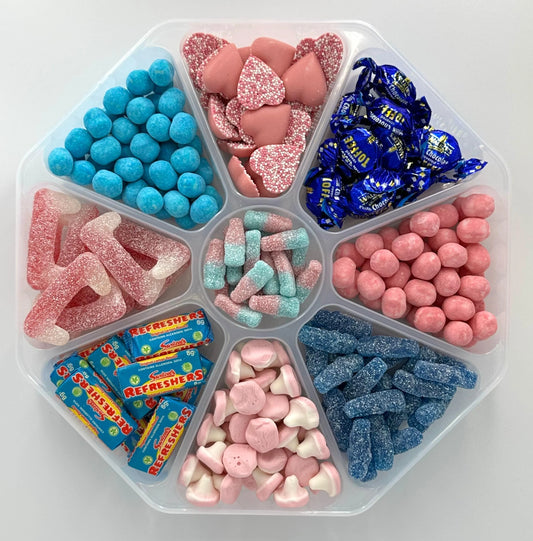 Pink & Blue Sweet Platter - Pick n Mix Sweets